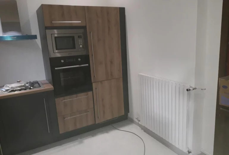 "Installation d'une cuisine pour un de nos clients avec le service projet"