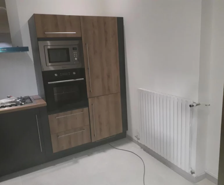 "Installation d'une cuisine pour un de nos clients avec le service projet"