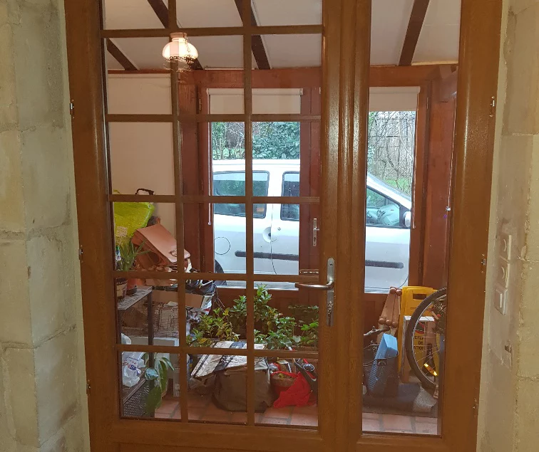 "Montage d'une porte fenêtre pour un de nos clients"